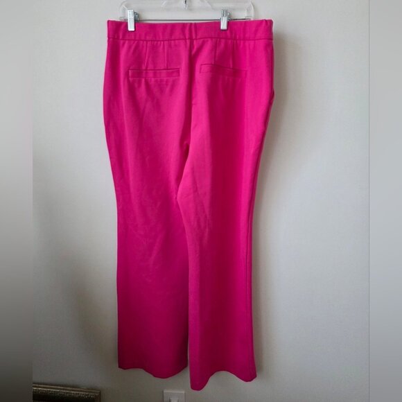 NWT ELOQUII | Magenta Pink Pants Stretchable Wide Leg Sz 16 - Picture 2 of 6